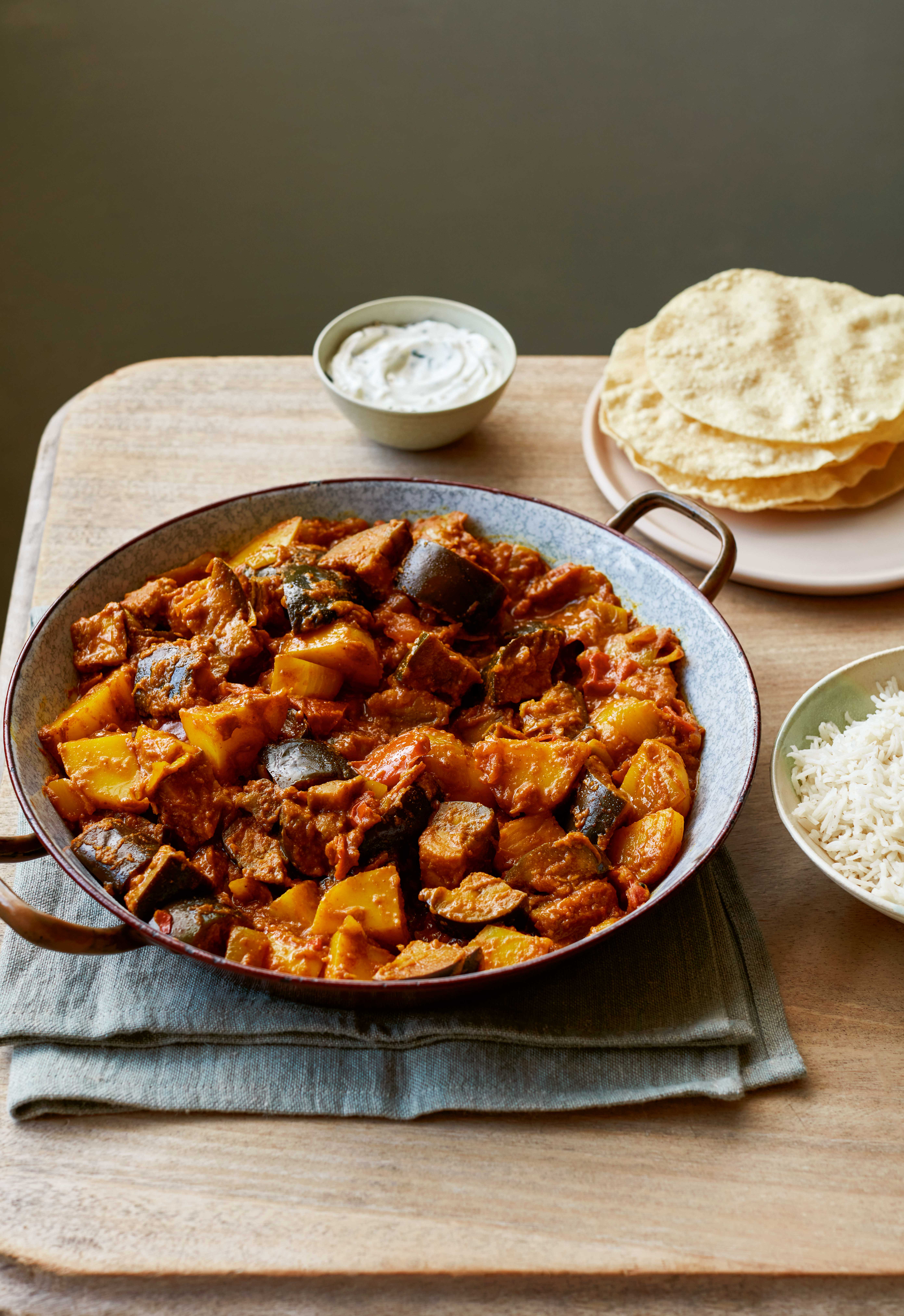 Mary Berry Aubgerine Bhuna Curry